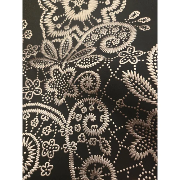 Women's Lularoe Elegant Black Gold Floral Pencil Skirt M - Picture 3 of 11